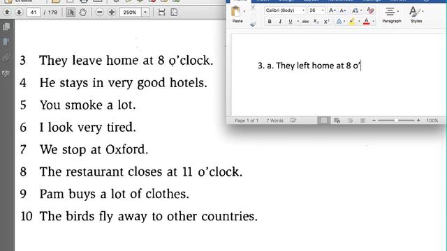 Past Simple Questions and Negatives смотреть онлайн