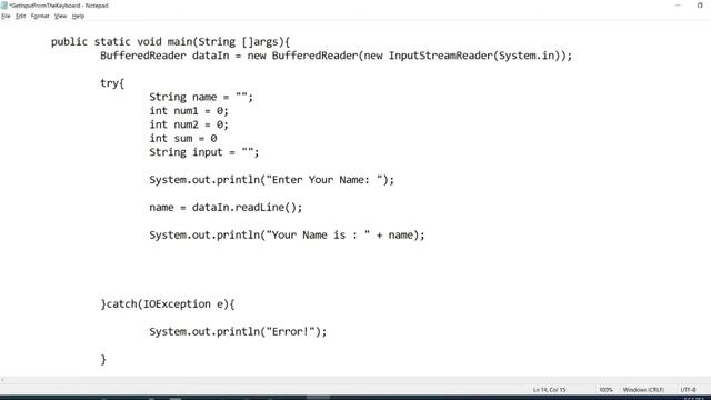 Use BufferedReader Class, Concatenation and Parsing String to Integer смотреть онлайн