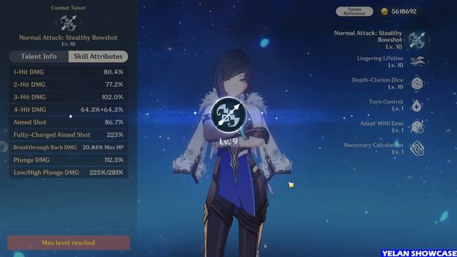 Complete Yelan Guide & Showcase! Talent Level, C0 To C6, R1 To R5 Comparison - Genshin Impact