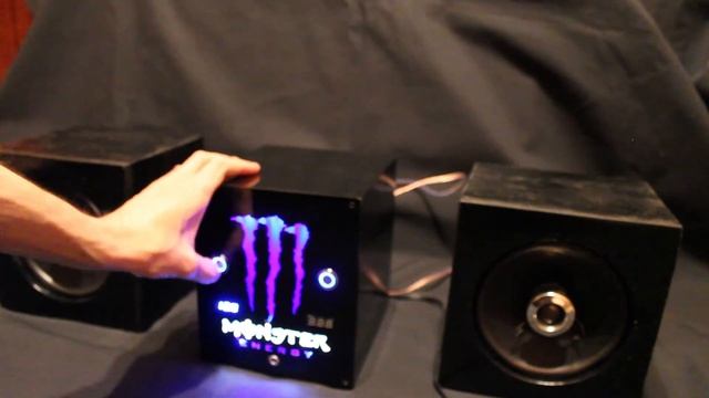 Самодельный корпус для усилителя в стиле Monster Energy LO-CARB смотреть онлайн