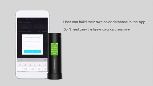 Colorimeter Color Meter Chromometer Smart Color Measuring Instrument APP Control Auto Calibration