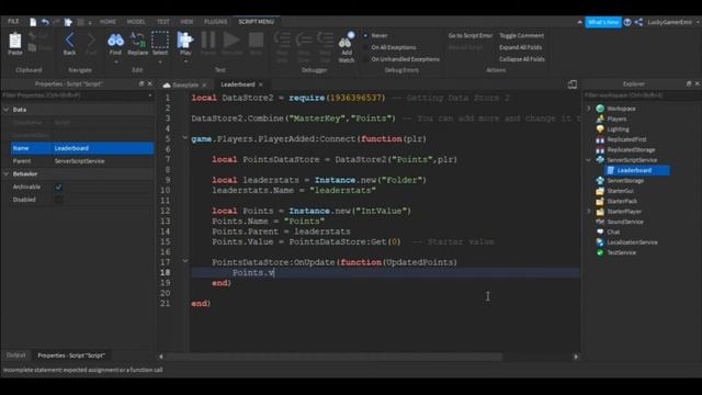How to Use DataStore2 - Roblox Studio Tutorials #2 смотреть онлайн
