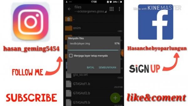 Mod player img kreen gta sa android||Mod gta sa android