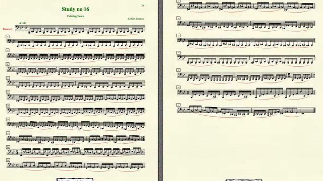 R.Rønnes 16 Studies for the orchestra bassoonist.16-Calm Down. смотреть онлайн