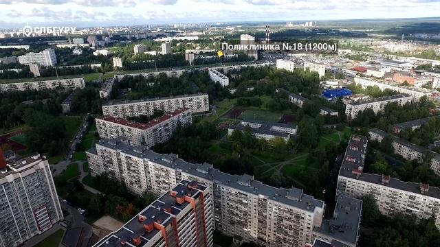 ЖК «Кристалл Полюстрово» — аэросъемка СПБГуру. Сентябрь 2017. смотреть онлайн