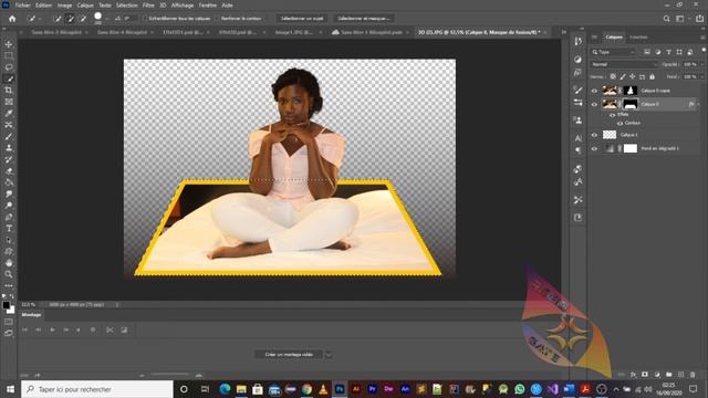 Création d'un effet 3D avec Photoshop CC 2020 смотреть онлайн