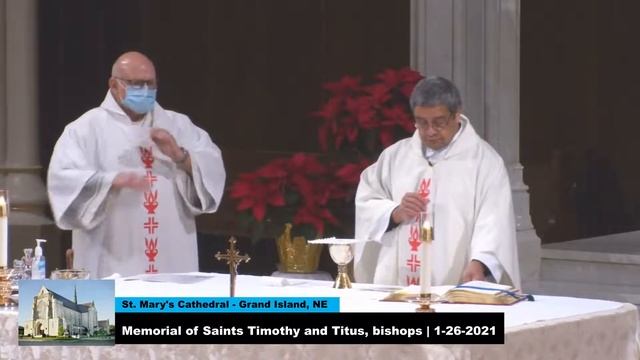 Daily Mass | 1–26-2021 | Memorial of Saints Timothy and Titus, bishops смотреть онлайн