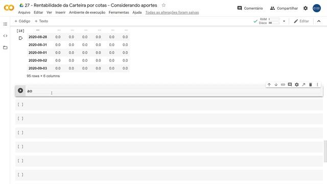 Cálculo de Cotas de Carteira de Ações com Python | Python para Investimentos #27 смотреть онлайн