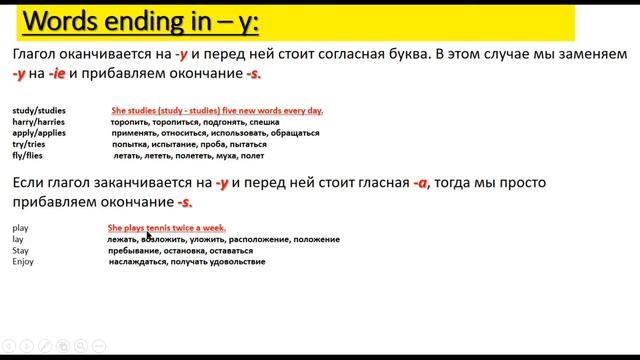 Present Simple Урок 1. (часть 1) смотреть онлайн