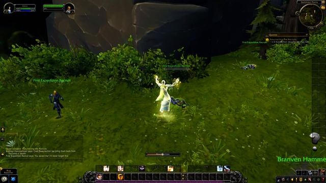 Resurrecting the Recruits Quest WoW смотреть онлайн