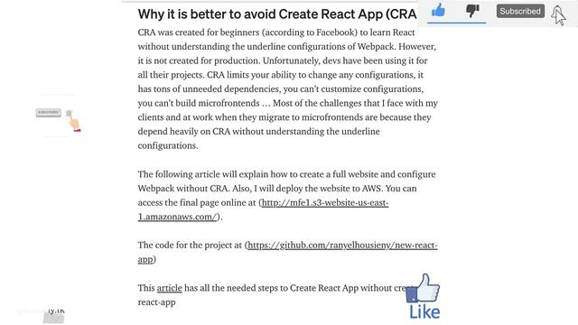 React from Beginner to Expert without CRA Introduction смотреть онлайн
