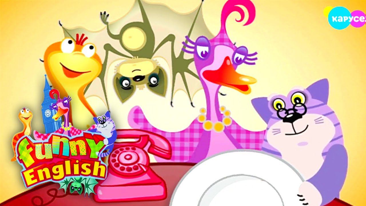 Funny English. Выпуск 24 —Лицо | Телеканал Карусель смотреть онлайн