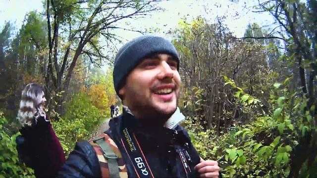 Влог со съёмки в осеннем лесу смотреть онлайн