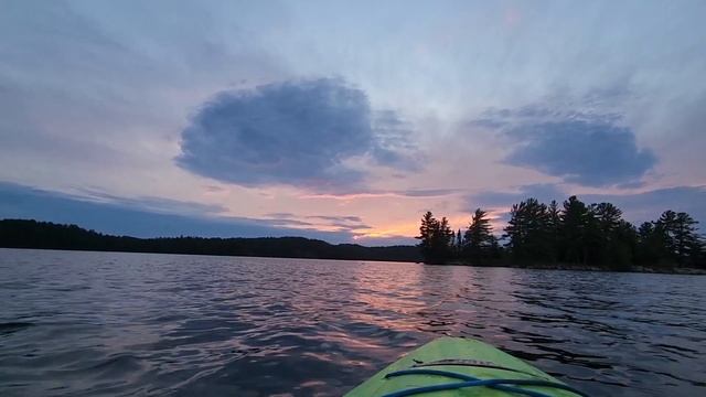 Relaxing Sunset Kayak View & Water Sounds. REST, RELAX and Enjoy #nature #relaxing #sunset #water смотреть онлайн