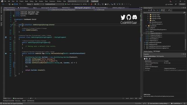 How to build a Custom Dialog in Xamarin works with lifetime events | CodeNameK - 16 смотреть онлайн