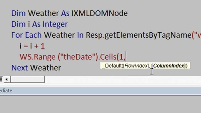Excel VBA Using A Web Service with XMLHTTP - Weather Forecast HD смотреть онлайн