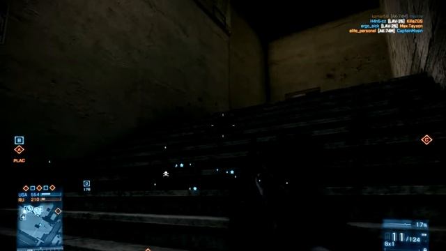 AMD X4 955, HD6850 - BF3 Ultra settings gameplay test смотреть онлайн
