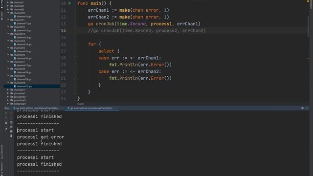 Golang 教學系列 - cronJob 陽春功能用ticker實現示範! | 肯尼攻城獅 смотреть онлайн
