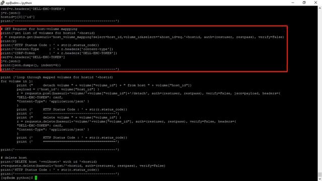 Dell PowerStore REST API Part 3 - Python смотреть онлайн