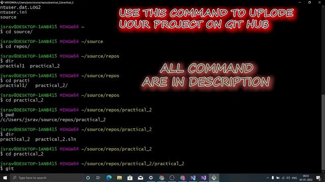 HOW TO UPLODE YOUR PROJECT FOLDER ON GIT HUB USING GIT BASH смотреть онлайн