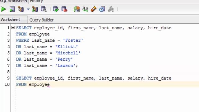 IN and NOT IN (Introduction to Oracle SQL) смотреть онлайн