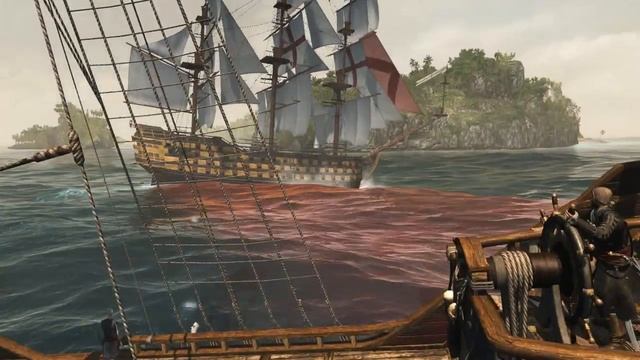 Blackbeard's outfit + Queen Anne's Revenge & Skull Pirates Crew [Mod] || AC 4: Black Flag смотреть онлайн