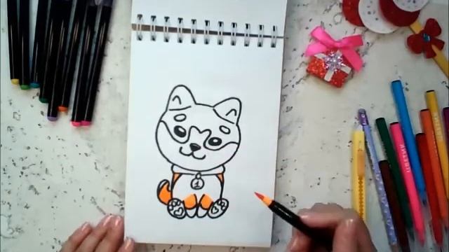 Рисуем корги смотреть онлайн