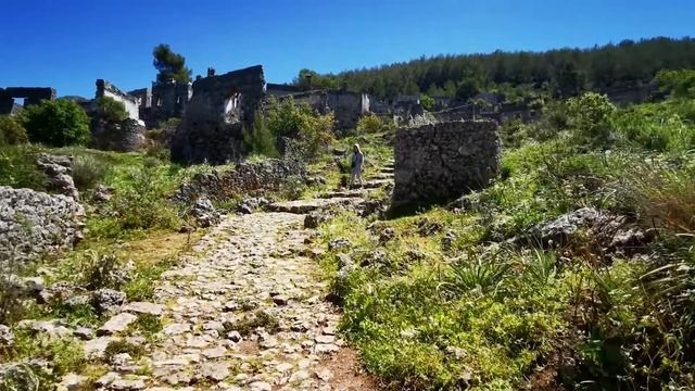 Fethiye Kayakoy Walking Tour 4K смотреть онлайн