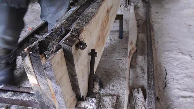 Самодельная ленточная пилорама Homemade Band Sawmill