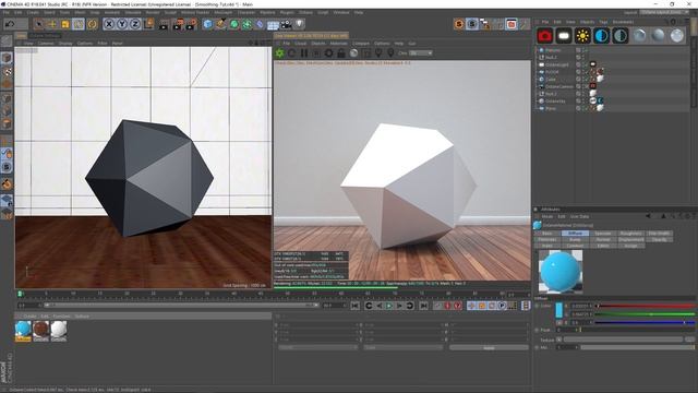 C4D Octane Tutorial: Beveled Edges Hack with Rounded Edges смотреть онлайн