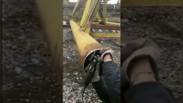 Монтаж козлового крана КСК 32 Сварочные работы смотреть онлайн