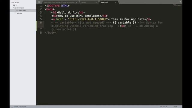 Flask Tutorial #3 - How to Make Dynamic Sites in Flask смотреть онлайн