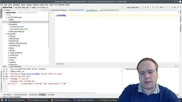 Python Flask Extending Templates смотреть онлайн