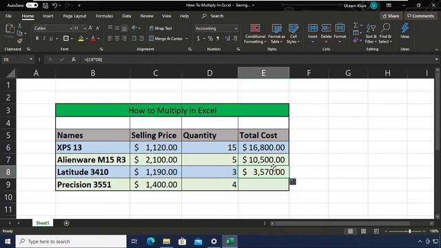 Microsoft Excel: How to Multiply - Easy Tips + Tutorial смотреть онлайн