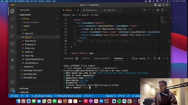 How to Push a Local Project to Github смотреть онлайн