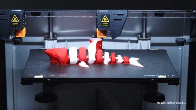 Snapmaker J1: Dual-color Printing
