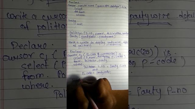 How to declare cursor in rdbms смотреть онлайн