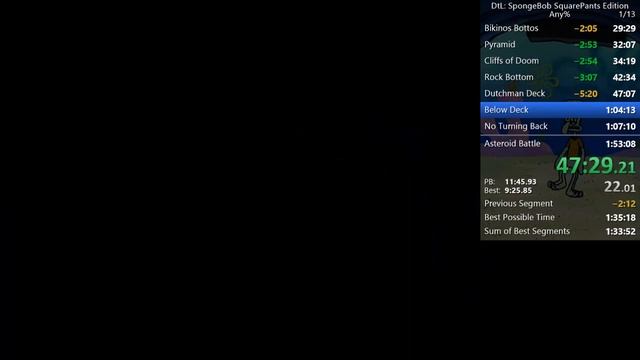 Drawn to Life: SpongeBob SquarePants Edition Any% Speedrun in 1:34:59 смотреть онлайн