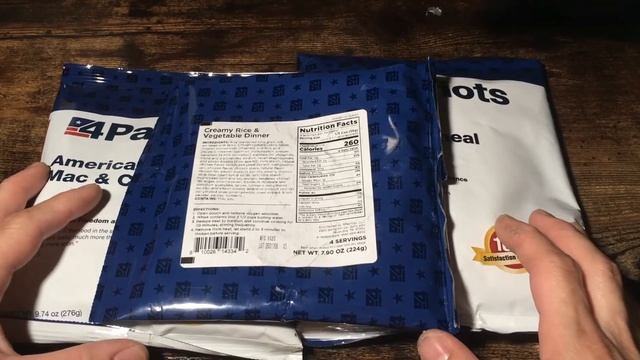 4 Patriots 72 Hour Survival Food Kit Is It Worth It? How Many People Does It Feed? How Many Calorie смотреть онлайн