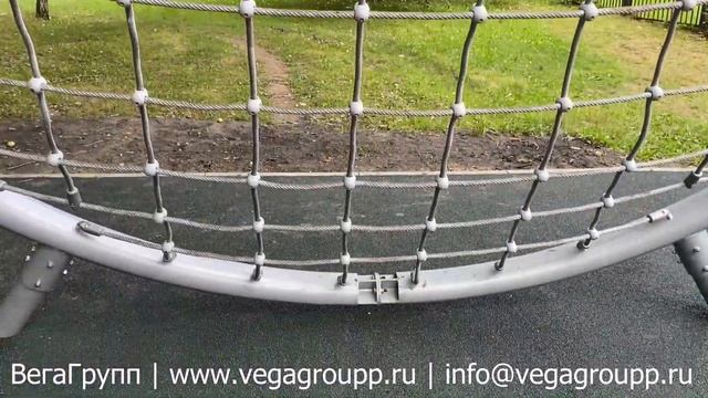 Канатный комплекс от ВегаГрупп - гибкие элементы для лазания "ОКА" смотреть онлайн