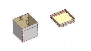 Cборки коробки для торта