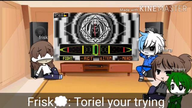 Undertale reacts to Undertale ddd toriel battle смотреть онлайн