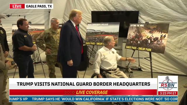 LIVE REPLAY: President Donald J. Trump to Visit Eagle Pass, Texas - 2/29/24 смотреть онлайн