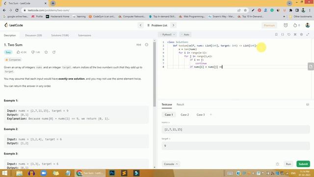 Leetcode Two Sum problem solution in Python Programming | Coding problems solutions смотреть онлайн