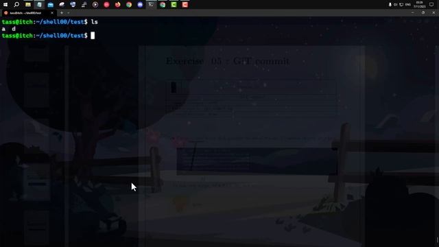 Shell 00 ex05 GiT commit C Piscine 1337 смотреть онлайн
