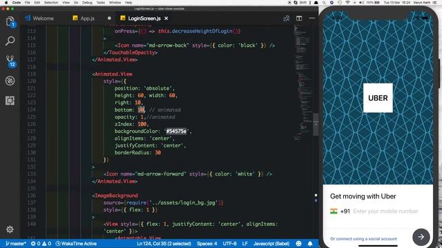 #3 UBER App UI Clone | Keyboard Animation | React Native Animations смотреть онлайн