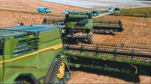2x JOHN DEERE X9 ? XXL HARVEST in FRANCE | 14m & 12m | Wheat 2021