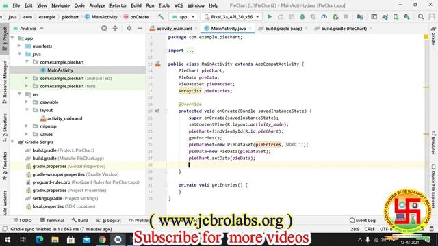 How to Create or Display Pie chart in Android Mobile App ? ( In Hindi ) смотреть онлайн