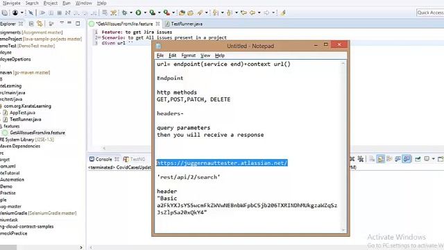 JIRA API Automation using Karate test automation framework- API GET call-basics-1 #Karate смотреть онлайн