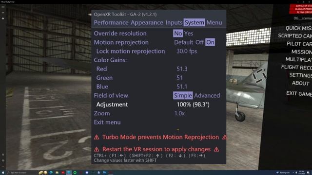 Openxr toolkit 1 2 1, HP Reverb G2, Il2, Nvidia 526 47 смотреть онлайн